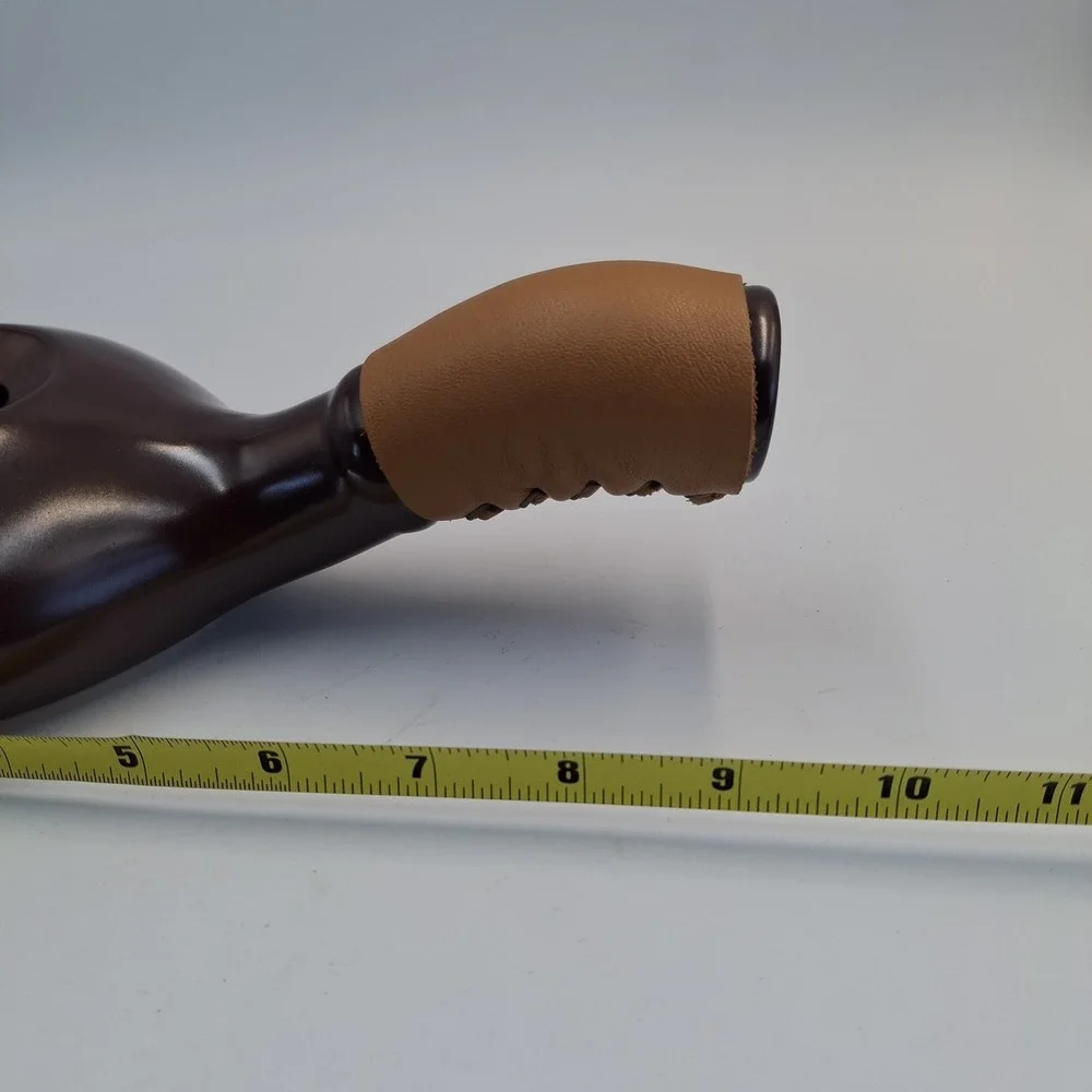 Nuvo Eco Ceramic Handy Coffee Bean Roaster Brown Leather Handle Made in Korea